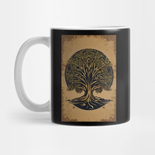 Vintage Celtic tree Mug